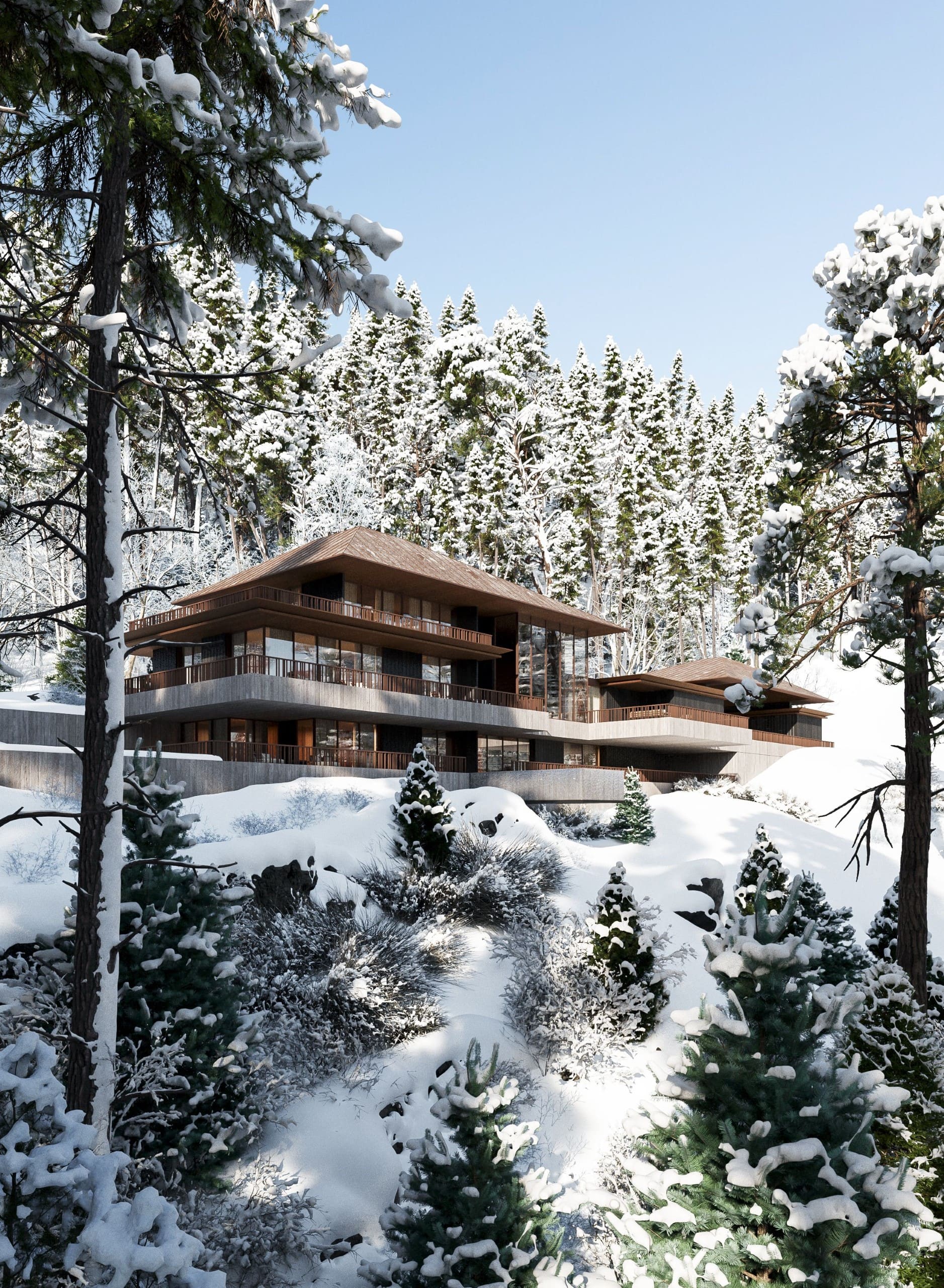 Project architecture The Lodge