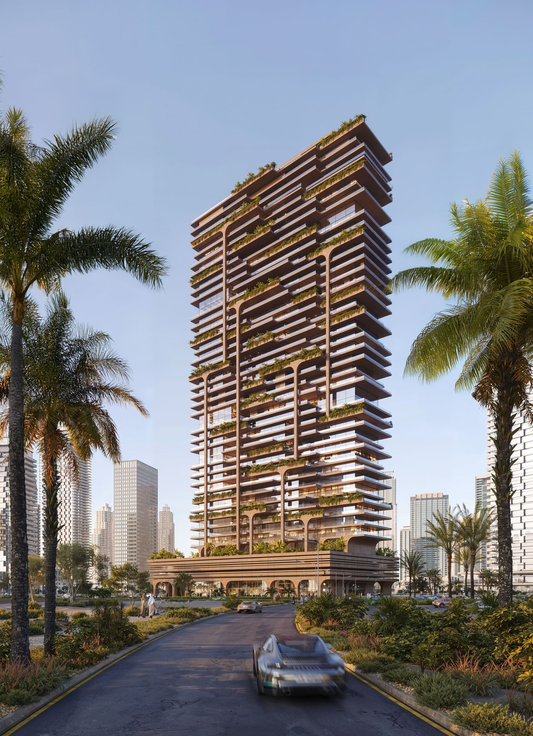 Project architecture High-rise in Dubai
